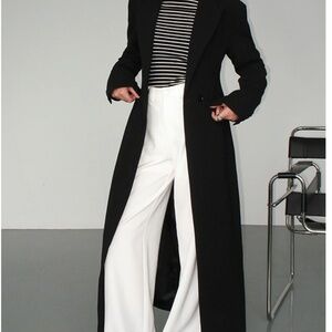 Commense long black blazer XS, NWT